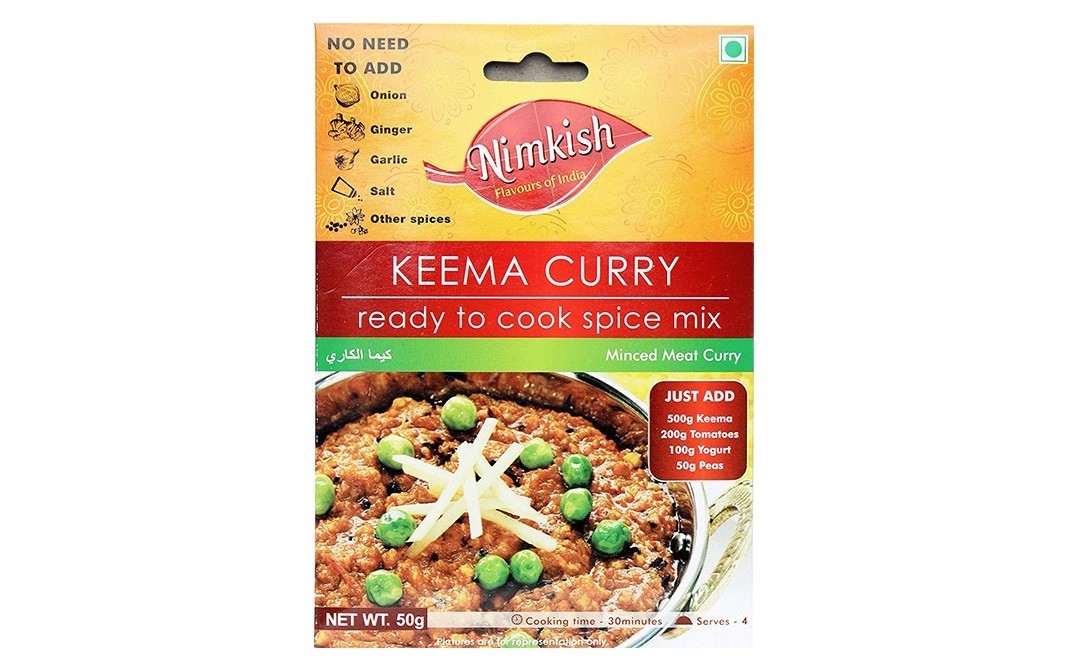 Nimkish Keema Curry Masala   Box  50 grams